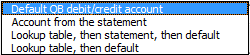 Options for determining account names